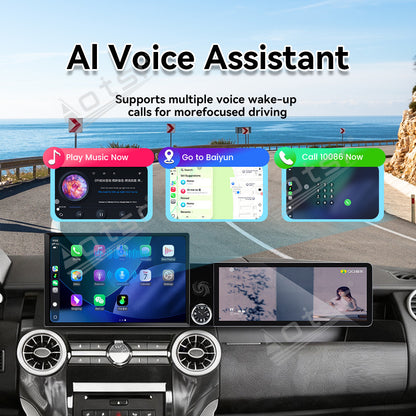 Aotsr Dual Screen 13.1 inch+12.3 inch Android 15 Carplay Car Radio for Land Rover Discovery 4 2012-2016 Car GPS Navigation Multimedia