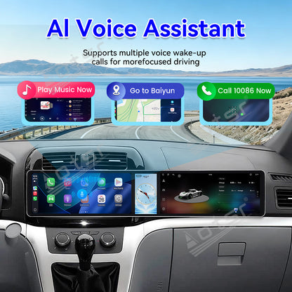 Aotsr Dual 12.3 inch Car Radio For Gonow Starry 2012-2015 with 7870 Octa Core Chip Ultra HD 2400*900 Touch Screen Wireless CarPlay Bluetooth 5.0 GPS Navigation