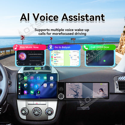 Aotsr Dual Screen 13.1 inch+12.3 inch Android 15 Carplay Car Radio for KIA Cerato 2006-2012 Car GPS Navigation Multimedia