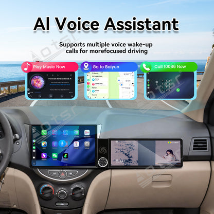 Aotsr Dual Screen 13.1 inch+12.3 inch Android 15 Carplay Car Radio for Hyundai Verna 2011-2016 Car GPS Navigation Multimedia