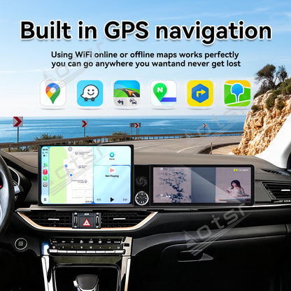 Aotsr Dual Screen 13.1 inch+12.3 inch Android 15 Carplay Car Radio for KIA K3 2012-2019 Car GPS Navigation Multimedia