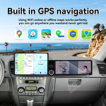 Aotsr Dual Screen 13.1 inch+12.3 inch Android 15 Carplay Car Radio for KIA Sorento 2002-2006 Car GPS Navigation Multimedia