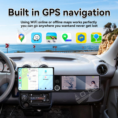 Aotsr Dual Screen 13.1 inch+12.3 inch Android 15 Carplay Car Radio for Hyundai Santro 2006-2015 Car GPS Navigation Multimedia