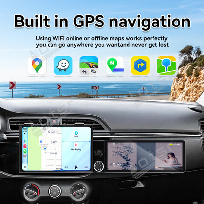 Aotsr Dual Screen 13.1 inch+12.3 inch Android 15 Carplay Car Radio for KIA K2 2017-2019 Car GPS Navigation Multimedia