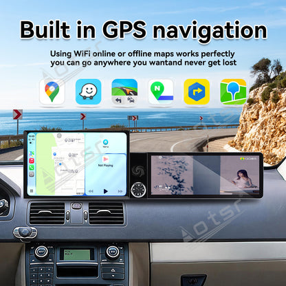 Aotsr Dual Screen 13.1 inch+12.3 inch Android 15 Carplay Car Radio for Volvo XC90 2004-2014 Car GPS Navigation Multimedia