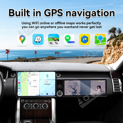Aotsr Dual Screen 13.1 inch+12.3 inch Android 15 Carplay Car Radio for Land Rover Range Rover Executive 2017 Car GPS Navigation Multimedia