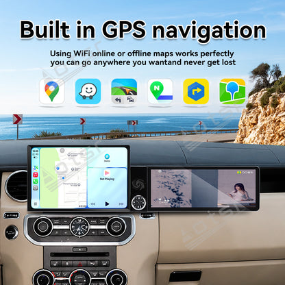 Aotsr Dual Screen 13.1 inch+12.3 inch Android 15 Carplay Car Radio for Land Rover Discovery 4 2010-2016 Car GPS Navigation Multimedia