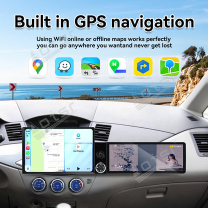 Aotsr Dual Screen 13.1 inch+12.3 inch Android 15 Carplay Car Radio for Mitsubishi Zinger 2015-2026 Car GPS Navigation Multimedia