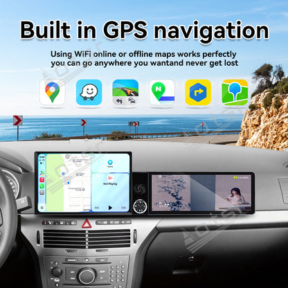 Aotsr Dual Screen 13.1 inch+12.3 inch Android 15 Carplay Car Radio for Opel Zafira/Astra 2004-2014 Car GPS Navigation Multimedia