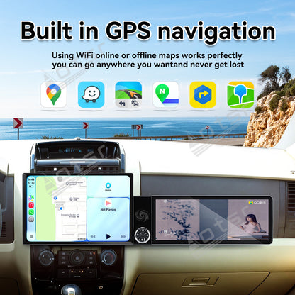Aotsr Dual Screen 13.1 inch+12.3 inch Android 15 Carplay Car Radio for Mazda Tribute 2007-2012 Car GPS Navigation Multimedia