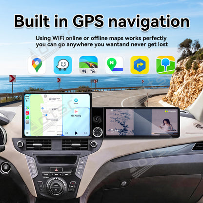 Aotsr Dual Screen 13.1 inch+12.3 inch Android 15 Carplay Car Radio for Hyundai IX45 2013-2017 Car GPS Navigation Multimedia