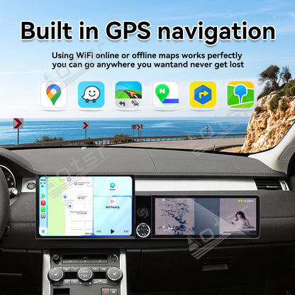 Aotsr Dual Screen 13.1 inch+12.3 inch Android 15 Carplay Car Radio for Land Rover Range Rover Evoque 2012-2015 Car GPS Navigation Multimedia