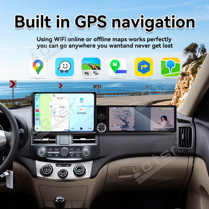 Aotsr Dual Screen 13.1 inch+12.3 inch Android 15 Carplay Car Radio for Hyundai Elantra HD 2006-2010 Car GPS Navigation Multimedia
