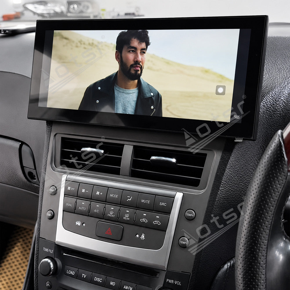 Aotsr 12.3 inch Android 15 Carplay Car Radio for Lexus GS300/350/400/430/450/460 2006-2012 Car GPS Navigation Multimedia