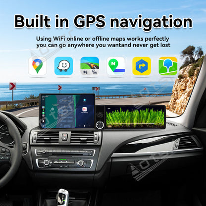 Aotsr Dual Screen 13.1 inch+12.3 inch Android 15 Carplay Car Radio for BMW 1/2 Series F20/F21 2012-2017 EVO Car GPS Navigation Multimedia