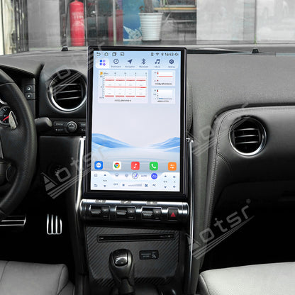 Aotsr 14.5 inch Android Auto Carplay Car For Nissan GT-R GTR 2009-2017 LHD RHD Smart GPS Navi Car Radio Stereo Player DSP Tape Recorder
