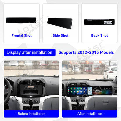 Aotsr Dual 12.3 inch Car Radio For Gonow Starry 2012-2015 with 7870 Octa Core Chip Ultra HD 2400*900 Touch Screen Wireless CarPlay Bluetooth 5.0 GPS Navigation