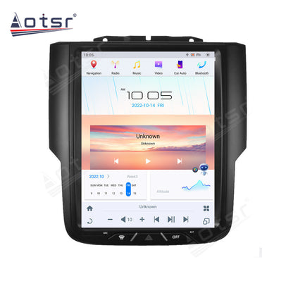 10.5 Inch Tesla Screen For Dodge Ram 2013-2018 Android 13.0 Car Radio Player GPS Navi Auto Stereo Multimedia Video DSP Carplay 4G SIM