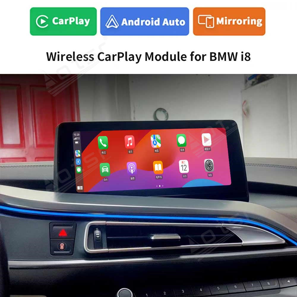 Tesla Screen For BMW i8 Android 13.0 Car Radio Player GPS Navi Auto Stereo Multimedia Video DSP Carplay 4G SIM