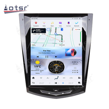 10.5 Inch Tesla Screen For  Cadillac ATS CTS SRX Escalade 2013-2018 with wireless charging Android 13.0 Car Radio Player GPS Navi Auto Stereo Multimedia Video DSP Carplay 4G SIM