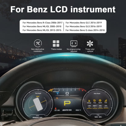 Aotsr  Screen For Mercedes Benz LCD Digital Cluster  Virtual Cockpit Speedometer Dashboard LCD Screen Instrument Panel Part