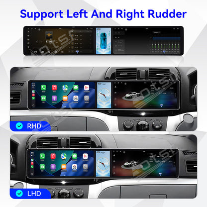Aotsr Dual 12.3 inch Car Radio For Gonow Starry 2012-2015 with 7870 Octa Core Chip Ultra HD 2400*900 Touch Screen Wireless CarPlay Bluetooth 5.0 GPS Navigation