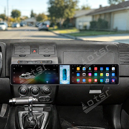 Aotsr Dual 12.3 inch Car Radio For Hummer H3 2005-2010 with 7870 Octa Core Chip Ultra HD 2400*900 Touch Screen Wireless CarPlay Bluetooth 5.0 GPS Navigation