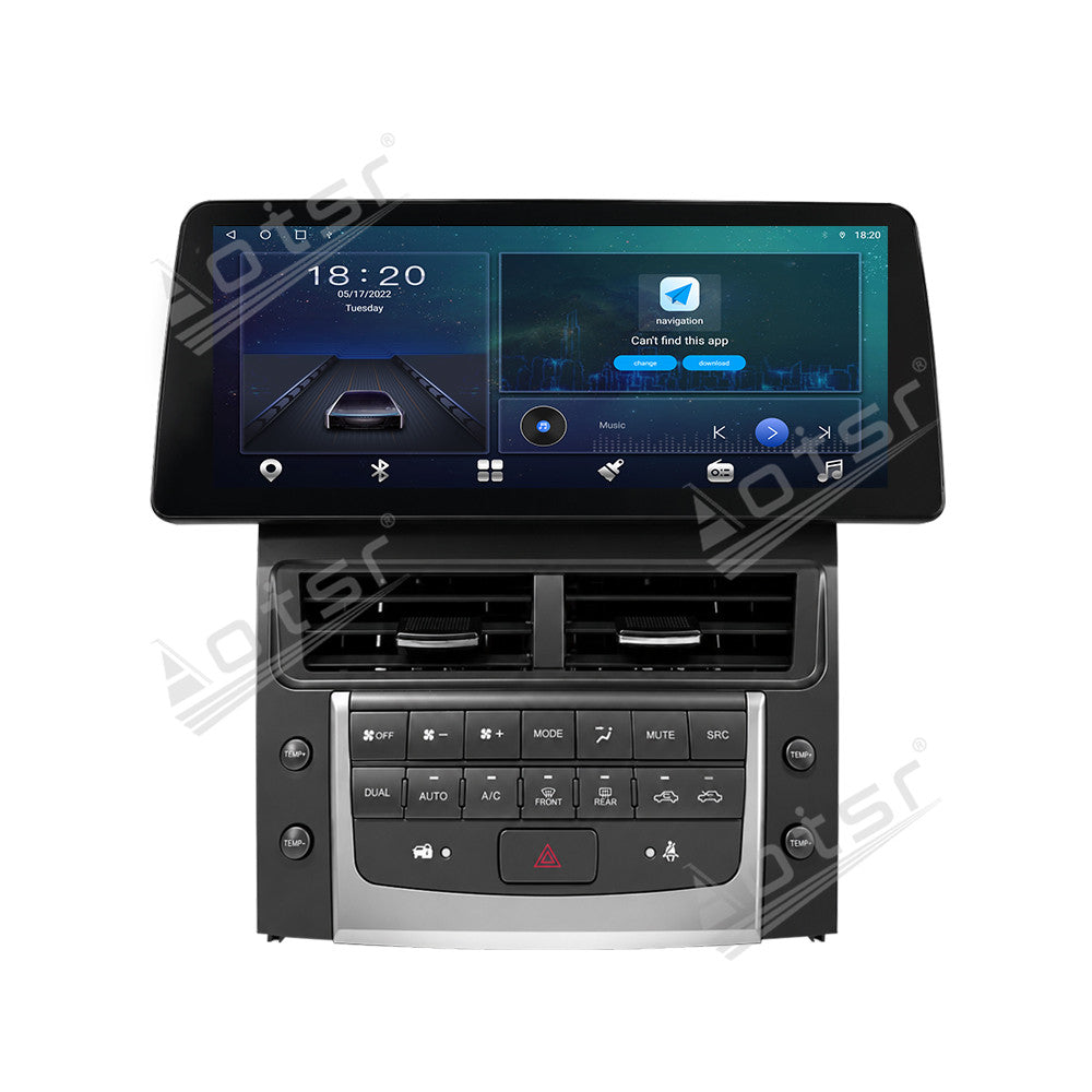 Aotsr 12.3 inch Android 15 Carplay Car Radio for Lexus GS300/350/400/430/450/460 2006-2012 Car GPS Navigation Multimedia