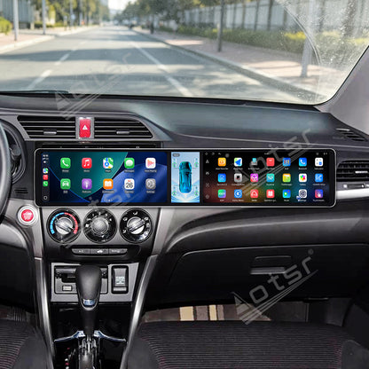 Aotsr Dual 12.3 inch Car Radio for Honda CRIDER 2013-2016 with 7870 Octa Core Chip, Ultra HD 2400*900 Touch Screen, Wireless CarPlay, Bluetooth 5.0, GPS Navigation, 4G Network, OEM Upgrade Multimedia System