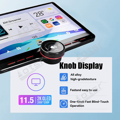 Aotsr 11.5 inch Android Car Radio for Citroen C-Elysee 2014 display touchscreen, dual DIN car audio system