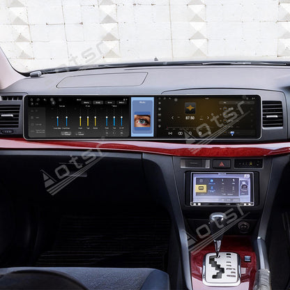 Aotsr Dual 12.3 inch Car Radio for Toyota Mark2 2000-2004 with 7870 Octa Core Chip Ultra HD 2400*900 Touch Screen Wireless CarPlay Bluetooth 5.0 GPS Navigation