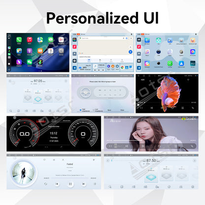 Aotsr Dual Screen 13.1 inch+12.3 inch Android 15 Carplay Car Radio for Mazda 5 2011-2015 Car GPS Navigation Multimedia