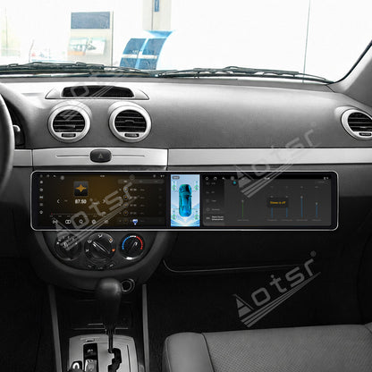 Aotsr Dual 12.3 inch Car Radio for Buick Excelle HRV 2004-2008 with 7870 Octa Core Chip Ultra HD 2400*900 Touch Screen Wireless CarPlay Bluetooth 5.0 GPS Navigation 4G Network OEM Upgrade Multimedia System