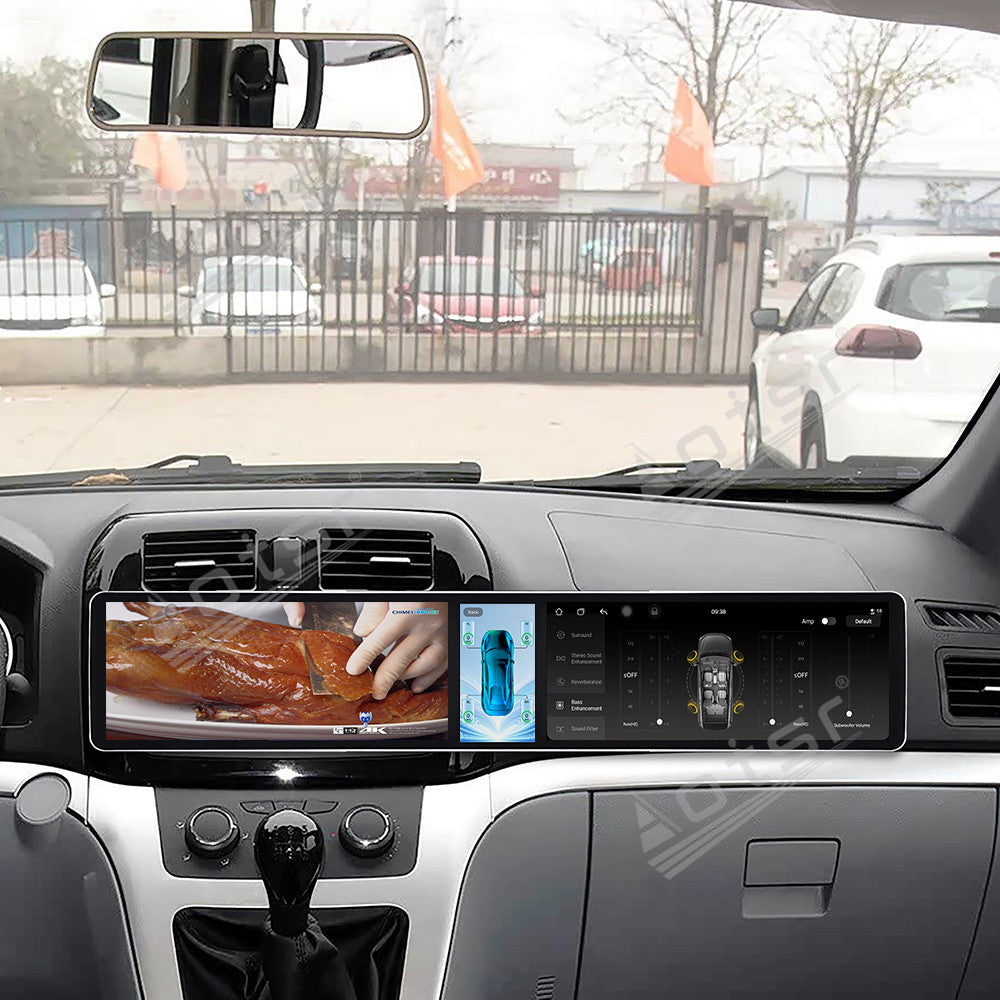 Aotsr Dual 12.3 inch Car Radio For Gonow Starry 2012-2015 with 7870 Octa Core Chip Ultra HD 2400*900 Touch Screen Wireless CarPlay Bluetooth 5.0 GPS Navigation