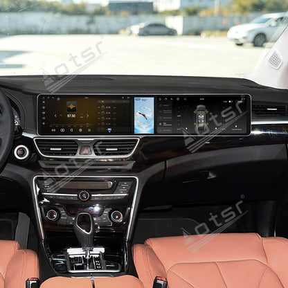 Aotsr Dual 12.3 inch Car Radio For Geely Borui 2015-2016 with 7870 Octa Core Chip Ultra HD 2400*900 Touch Screen Wireless CarPlay Bluetooth 5.0 GPS Navigation