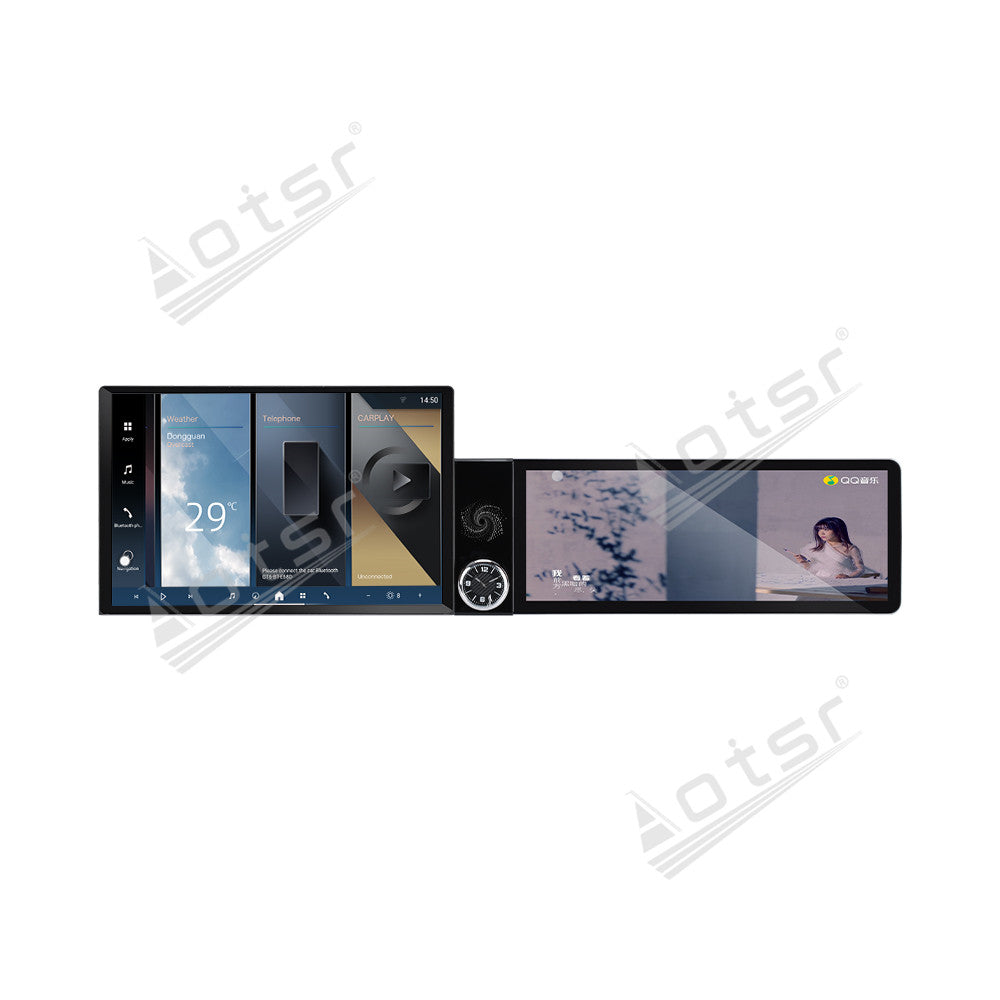 Aotsr Dual Screen 13.1 inch+12.3 inch Android 15 Carplay Car Radio for BMW 7 Series G11 G12 2015-2018 EVO Car GPS Navigation Multimedia