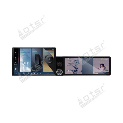 Aotsr Dual Screen 13.1 inch+12.3 inch Android 15 Carplay Car Radio for BMW 1 Series 2013-2017 Car GPS Navigation Multimedia