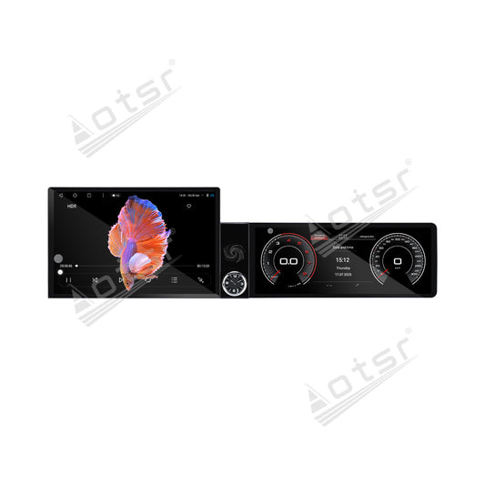 Aotsr Dual Screen 13.1 inch+12.3 inch Android 15 Carplay Car Radio for Opel Zafira/Astra 2004-2014 Car GPS Navigation Multimedia