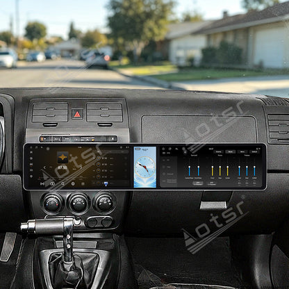 Aotsr Dual 12.3 inch Car Radio For Hummer H3 2005-2010 with 7870 Octa Core Chip Ultra HD 2400*900 Touch Screen Wireless CarPlay Bluetooth 5.0 GPS Navigation