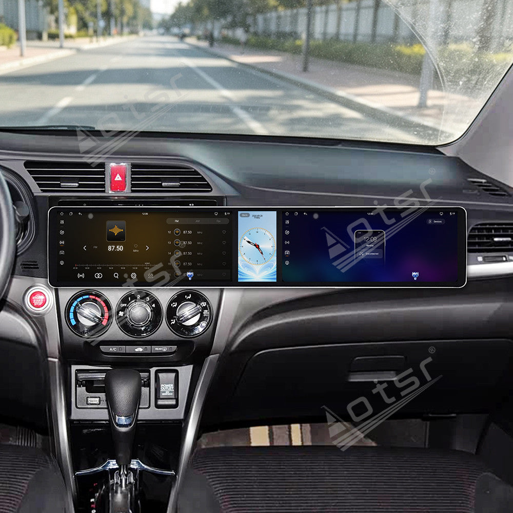 Aotsr Dual 12.3 inch Car Radio for Honda CRIDER 2013-2016 with 7870 Octa Core Chip, Ultra HD 2400*900 Touch Screen, Wireless CarPlay, Bluetooth 5.0, GPS Navigation, 4G Network, OEM Upgrade Multimedia System