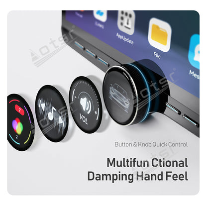 Aotsr 11.5 inch Android Car Radio for GMC Sierra 2014-2018 display touchscreen, dual DIN car audio system