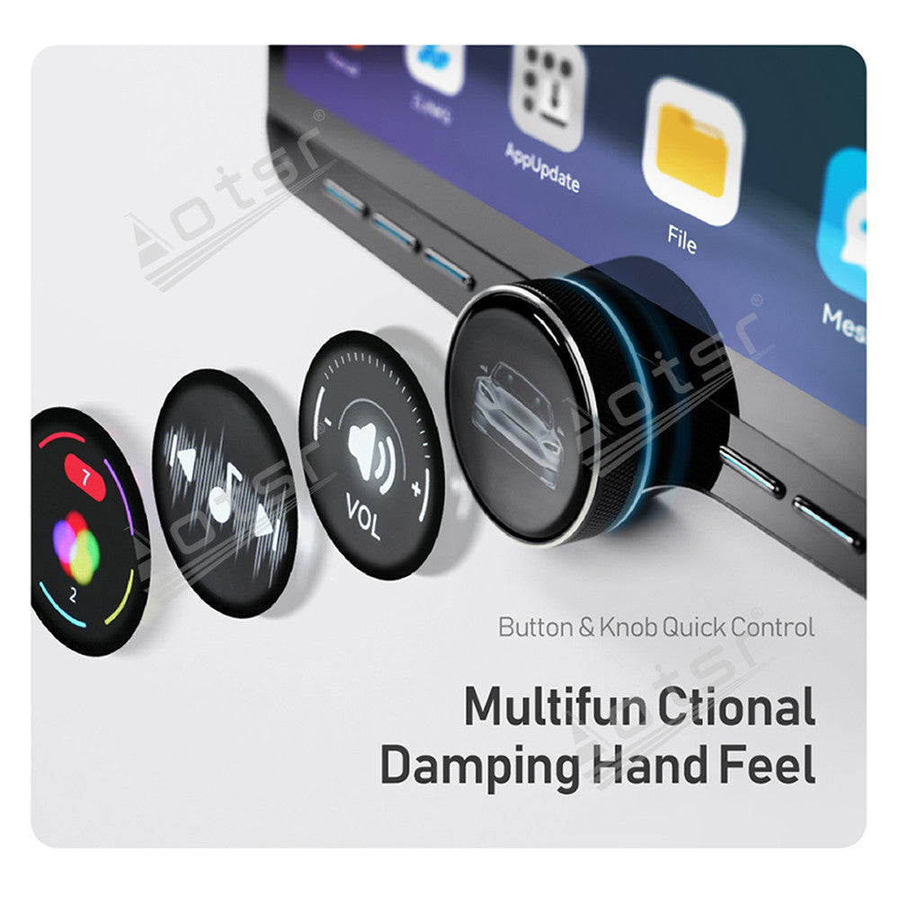 Aotsr 11.5 inch Android Car Radio for Citroen C3-XR 2019 display touchscreen, dual DIN car audio system