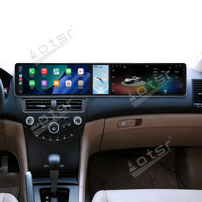 Aotsr Dual 12.3 inch Car Radio for Honda Accord 2004-2007 with 7870 Octa Core Chip Ultra HD 2400*900 Touch Screen Wireless CarPlay Bluetooth 5.0 GPS Navigation 4G Network OEM Upgrade Multimedia System