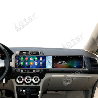 Aotsr Dual 12.3 inch Car Radio for Honda Fit/City/EVERUS S1 2002-2015 with 7870 Octa Core Chip, Ultra HD 2400*900 Touch Screen, Wireless CarPlay, Bluetooth 5.0, GPS Navigation, 4G Network, OEM Upgrade Multimedia System