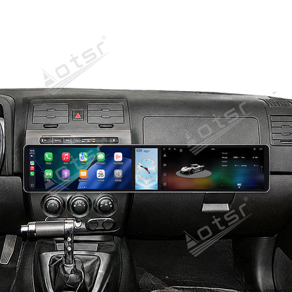 Aotsr Dual 12.3 inch Car Radio For Hummer H3 2005-2010 with 7870 Octa Core Chip Ultra HD 2400*900 Touch Screen Wireless CarPlay Bluetooth 5.0 GPS Navigation