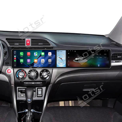 Aotsr Dual 12.3 inch Car Radio for Honda CRIDER 2013-2016 with 7870 Octa Core Chip, Ultra HD 2400*900 Touch Screen, Wireless CarPlay, Bluetooth 5.0, GPS Navigation, 4G Network, OEM Upgrade Multimedia System
