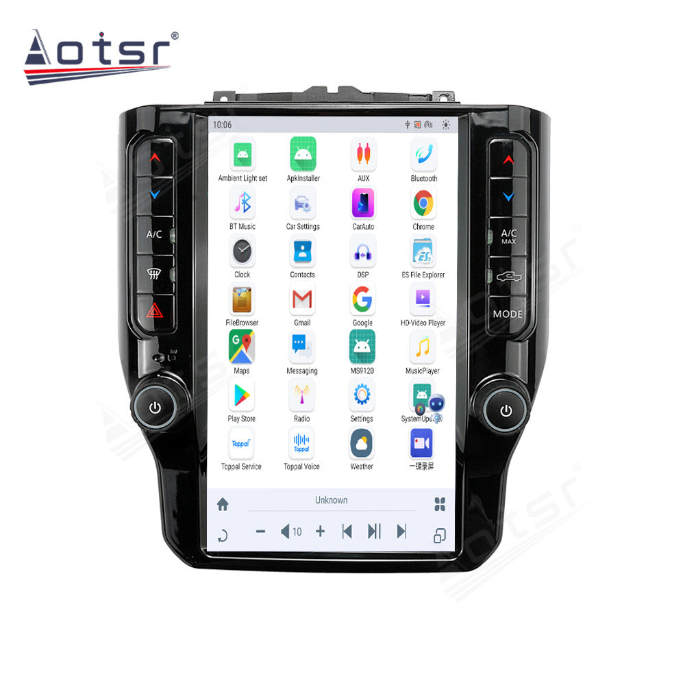 12.1 Inch Tesla Screen For Dodge Ram 2020+ Android 13.0 Car Radio Player GPS Navi Auto Stereo Multimedia Video DSP Carplay 4G SIM