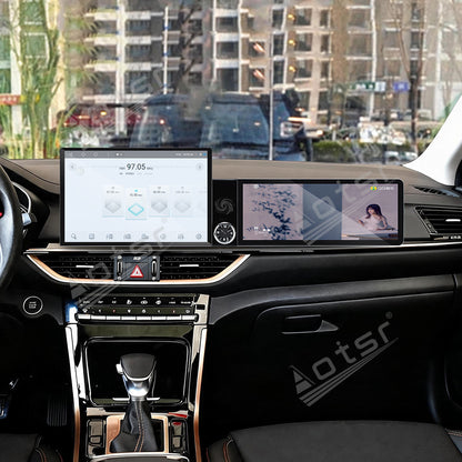 Aotsr Dual Screen 13.1 inch+12.3 inch Android 15 Carplay Car Radio for KIA K3 2012-2019 Car GPS Navigation Multimedia