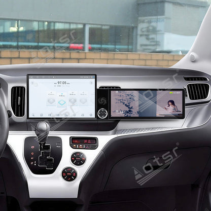 Aotsr Dual Screen 13.1 inch+12.3 inch Android 15 Carplay Car Radio for KIA Ray 2011-2017 Car GPS Navigation Multimedia