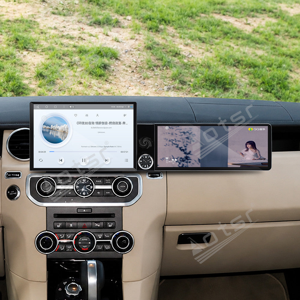 Aotsr Dual Screen 13.1 inch+12.3 inch Android 15 Carplay Car Radio for Land Rover Discovery 4 2010-2016 Car GPS Navigation Multimedia